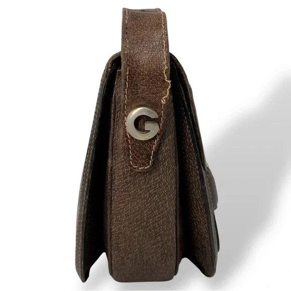 Gucci Beige and Dark Brown Crossbody Bag - Picture 2 of 16